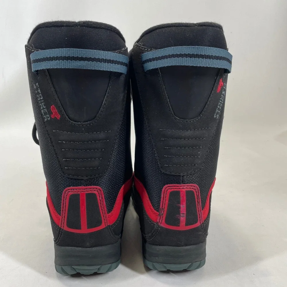 K2 Striker Kids Snowboard Boots Black Red Lace Up Size 4 Kids EUR 35 CM 22.5